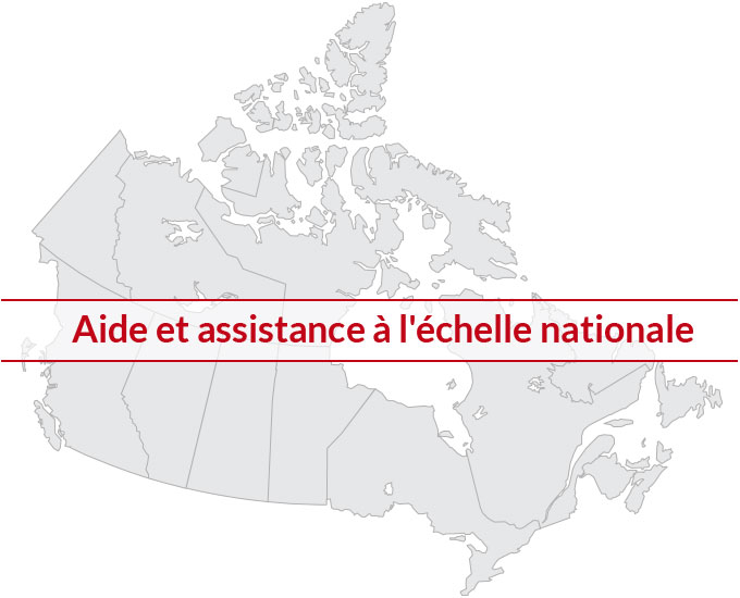 map canada assitance